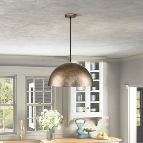 View of Metal Pendant Lighting You'll Love | Wayfair
